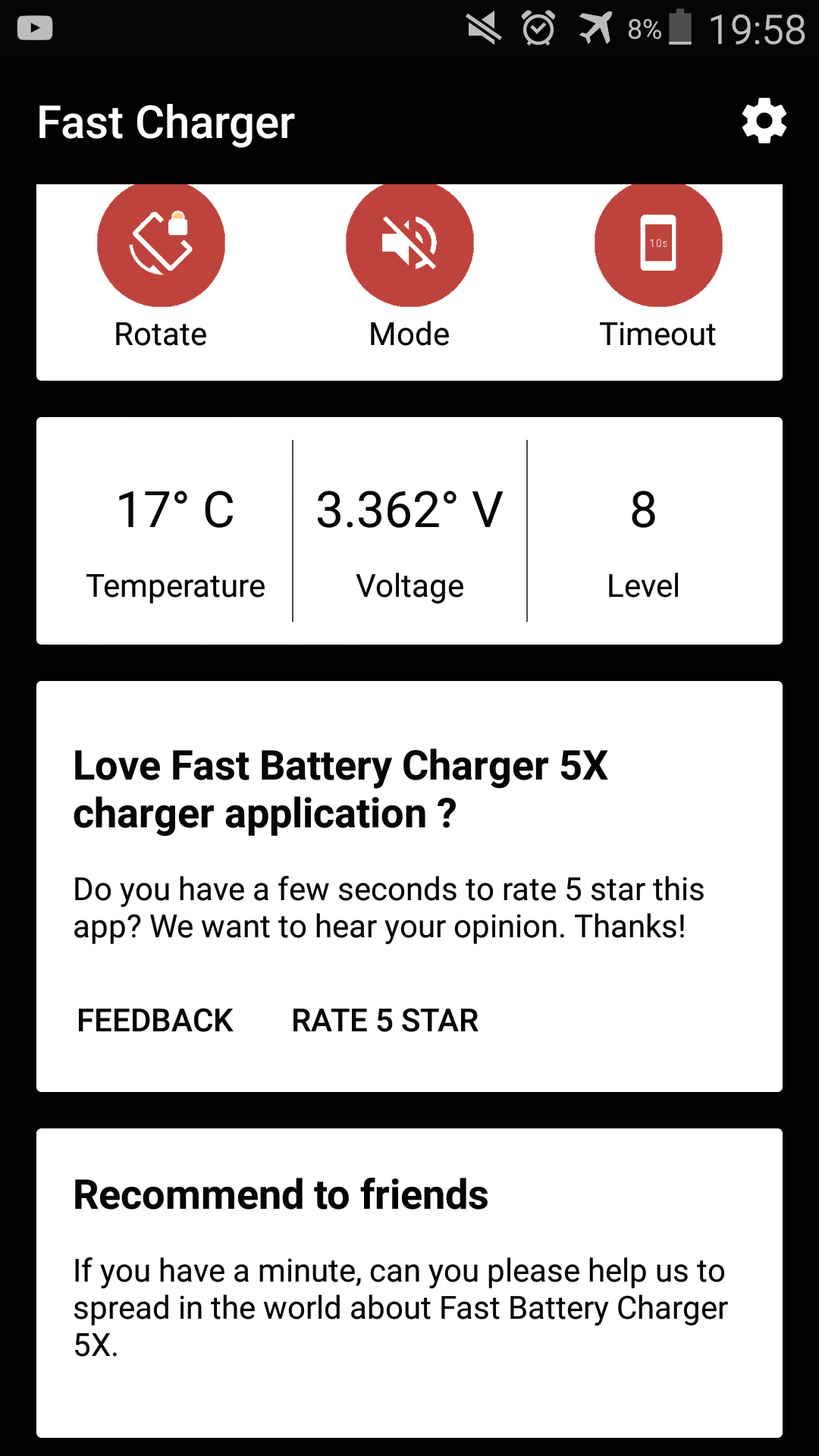 Fast charger App on Amazon Appstore