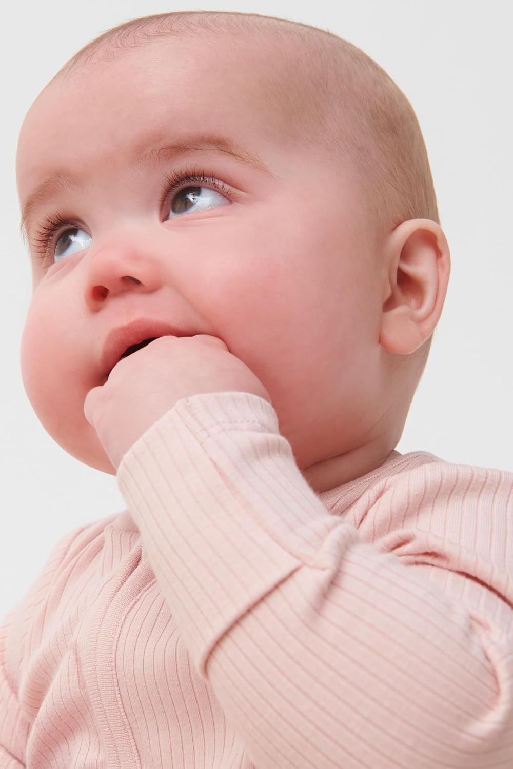 MORI Baby Ribbed Clever Pajamas with Two-Way Zips & Scratch Mitts – Footed Nightwear – Viscose from Bamboo & Cotton - Image 3