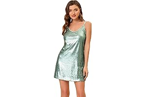 Women's 4th Of July Dress Independence Day Glitter Statue Of Liberty Sequin Dress