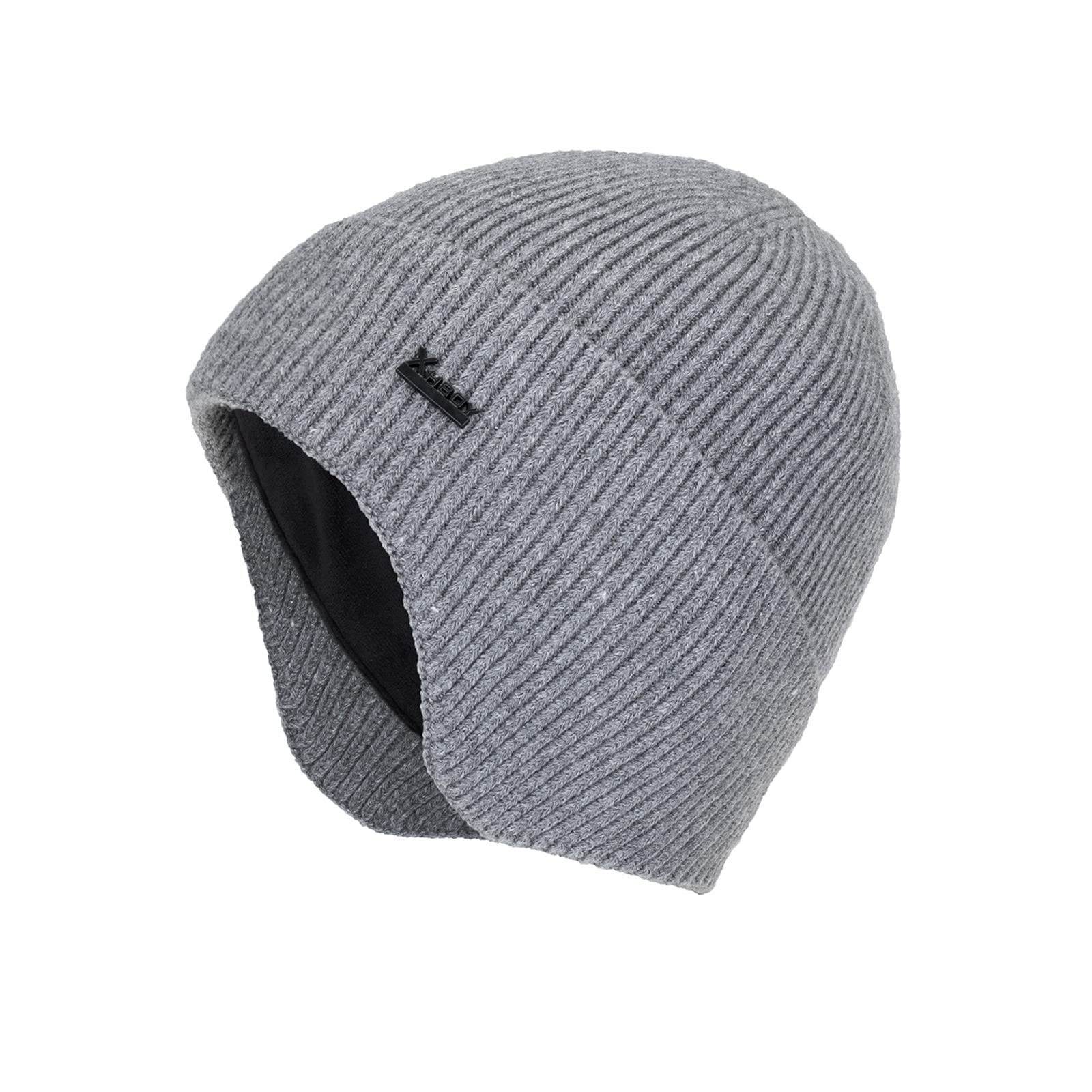Gorro Cálido de Invierno para Niños Y Niñas con Gorro de Punto Cálido para Mujeres Y Hombres, Gorro de Moda para Niños de Invierno/Gray/One Size