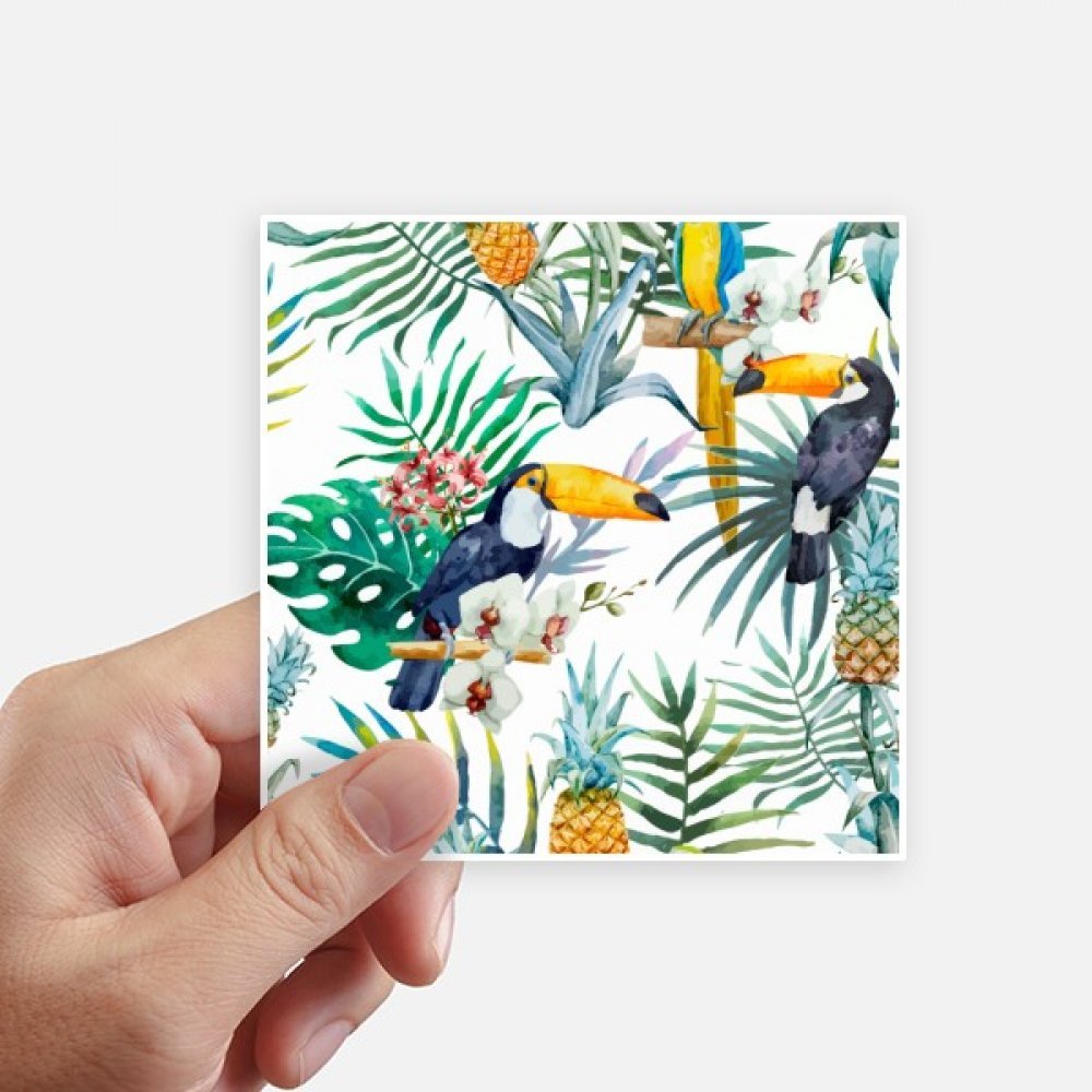 Autocollant toucan aquarelle pour égayer votre espace de travail et vos valises de voyage