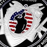 Vista 6 de Moneda Militar de EE.UU. Desafío Veterano Moneda Ejército Soldados Juramento