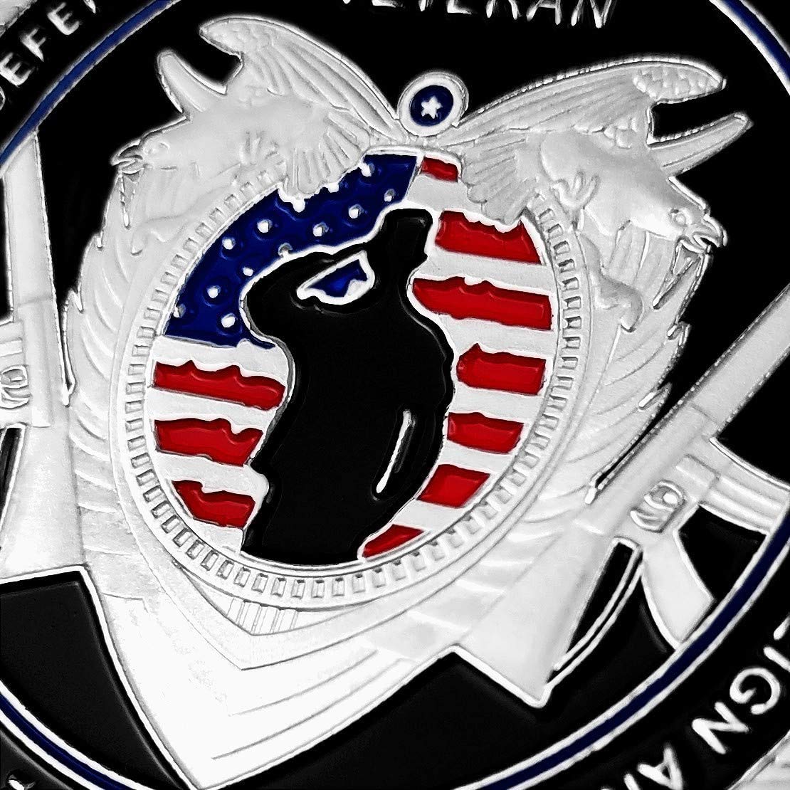 Moneda de desafío de veteranos militares de los Estados Unidos, moneda militar juramento de soldados del ejército