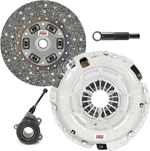 ClutchMax PRO Performance Stage 1 Kit de embrague con cilindro esclavo compatible con Hyundai Genesis Coupe 2.0L 2.0T 2013 2014 turboalimentado