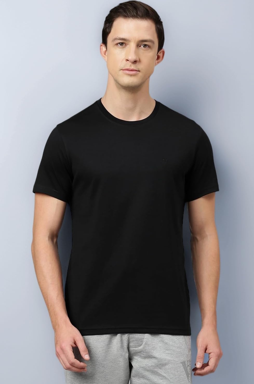 Menโs Crew Neck T-Shirt โ Soft & Breathable Cotton | Regular Fit | Comfortable Everyday Casual Wear | Short Sleeves | Summer Favorite |Solid Colors | Style 60052|Available in Pack of 1 & 2