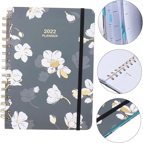 Miniatura 9 de Tofficu 4 Pcs 2022 2022 Agenda 2022-2023 2022 Weekly Planner New Year Planner The Office Notebook Daily Schedule Spiral Notebook Practical Students