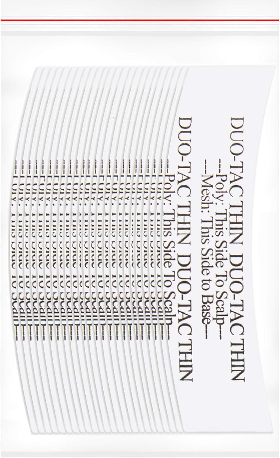 Walker Tape Duo-Tac Thin™ Protez Saç Bandı Oval ''C'' (2,0cm x 7.5cm) 36 Adet