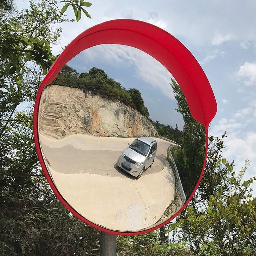 Lustro Wypukłe Panshan Road, Lusterko Bezpieczeństwa Martwego Pola Do Wąskiej Drogi Górskiej, Przeciwdeszczowe, Z Filtrem Przeciwsłonecznym, 120 Cm