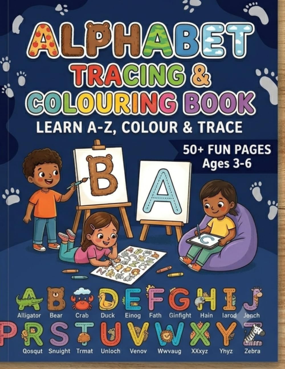 Big Letters Alphabet Tracing Book