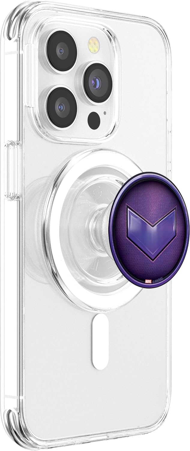 Marvel Hawkeye Kate Bishop Purple Arrow Icon PopSockets MagSafe PopGrip for iPhone