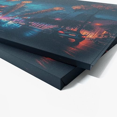 Miniatura 5 de Sense Canvas City Usa Los Ángeles 17 - Lienzo decorativo para decoración del hogar, póster grande de 40 x 30 pulgadas  0.75 pulgadas