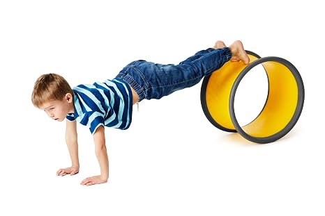 GONGE Body Wheel Set - Balance and Coordination Equipment for Active Play - Large and Small Wheels for All Ages - Safe and Engaging Design