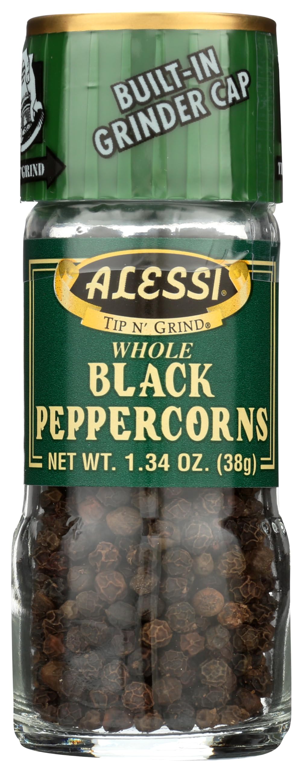 Alessi Grinder Black Peppercorn Whole, 1.34 oz(id)