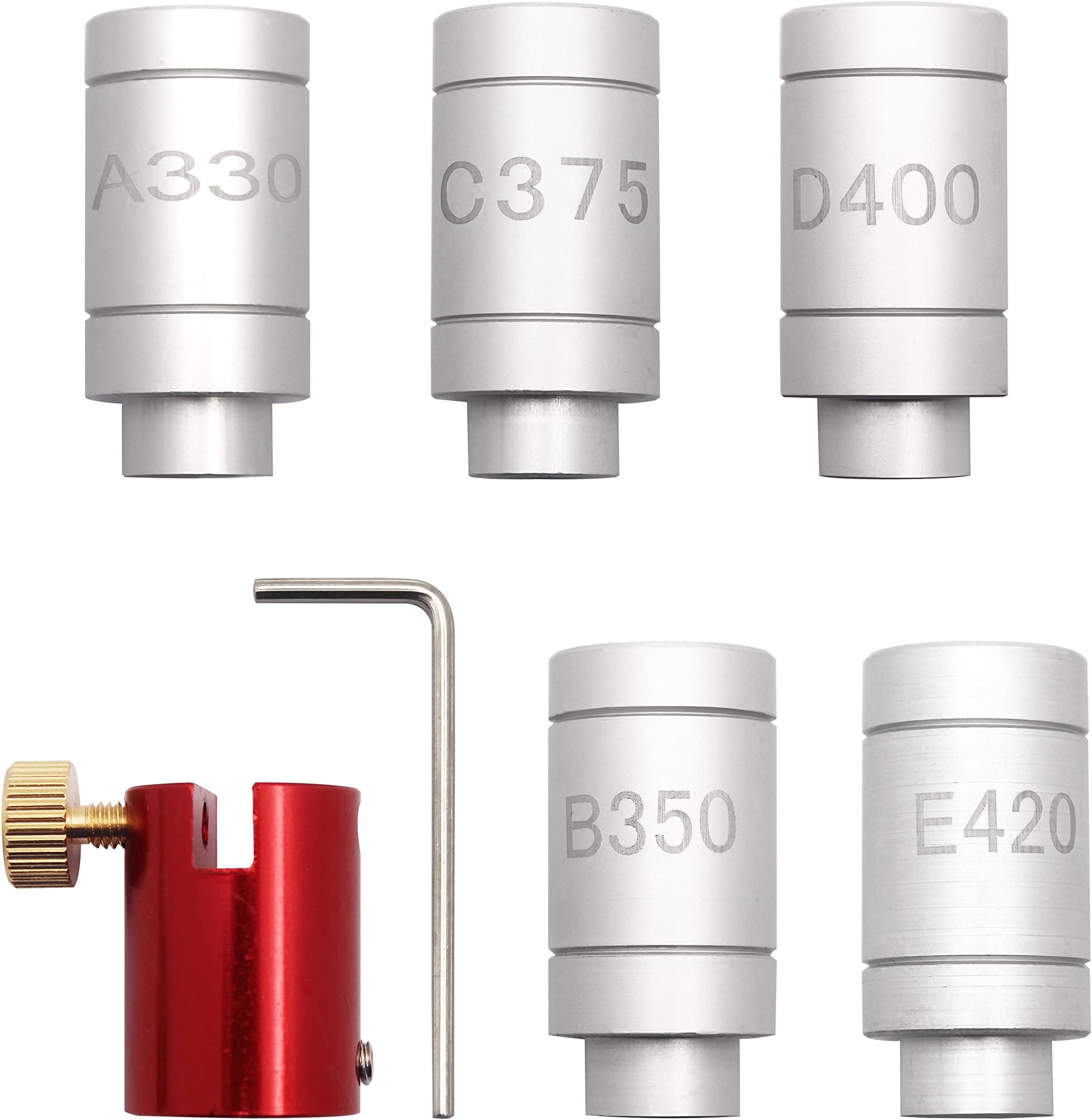 Gauge Body with 5 Bushing Set Replacement for A330,C375,D400,B350,E420, Compatible with Checking Most Bottlenecks