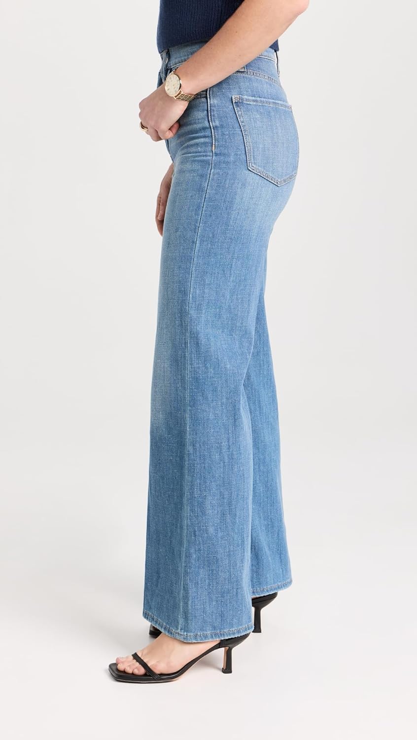 Joe's Jeans Womens The Mia Petite High Rise Wide Leg Jean - Image 4