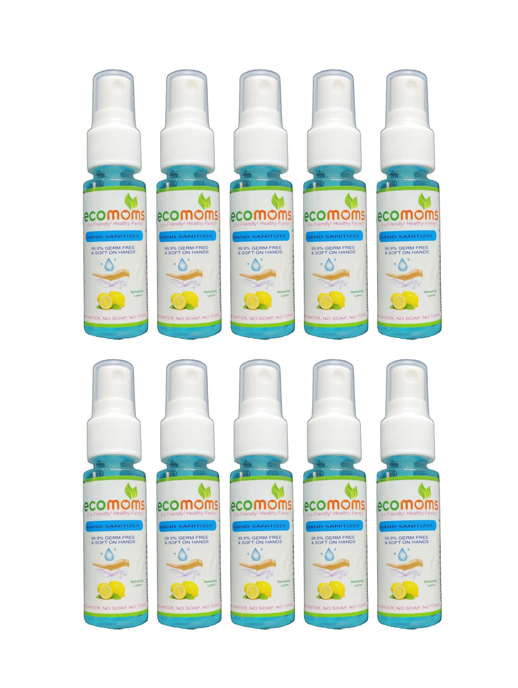 Sponsored Ad - Hand Sanitizer 30ml 99.99% Effective Against Germs -75% Alcohol | Skin Friendly and Safe for Kids | Instant Germ-Free Protection 30ml (Pack of 10)
