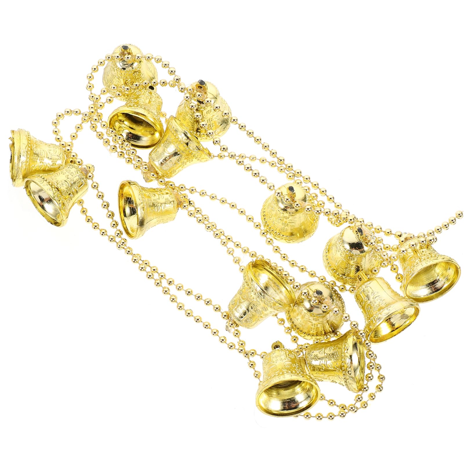 Ciieeo Full Set Christmas Bells String Decor Christmas Tree Garland Home Decor