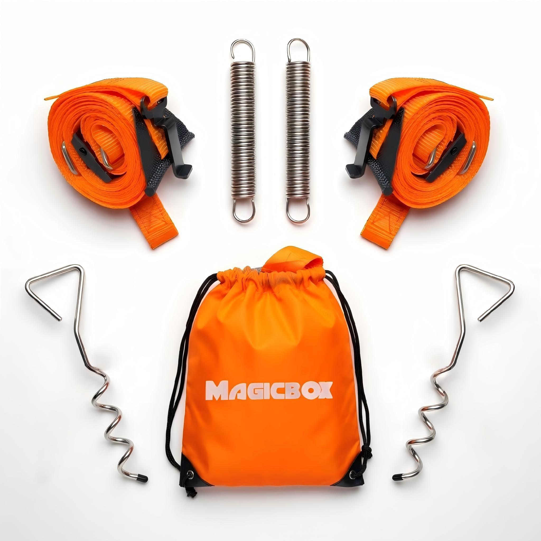 Magicbox Sturmband Markise Set für Thule&Fiamma, Sturmsicherung Komplett Set