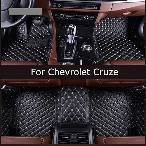 Miniatura 2 de Tapete de coche personalizado para chevrolets Cruze Foot Accesorios Alfombras (Color Negro)