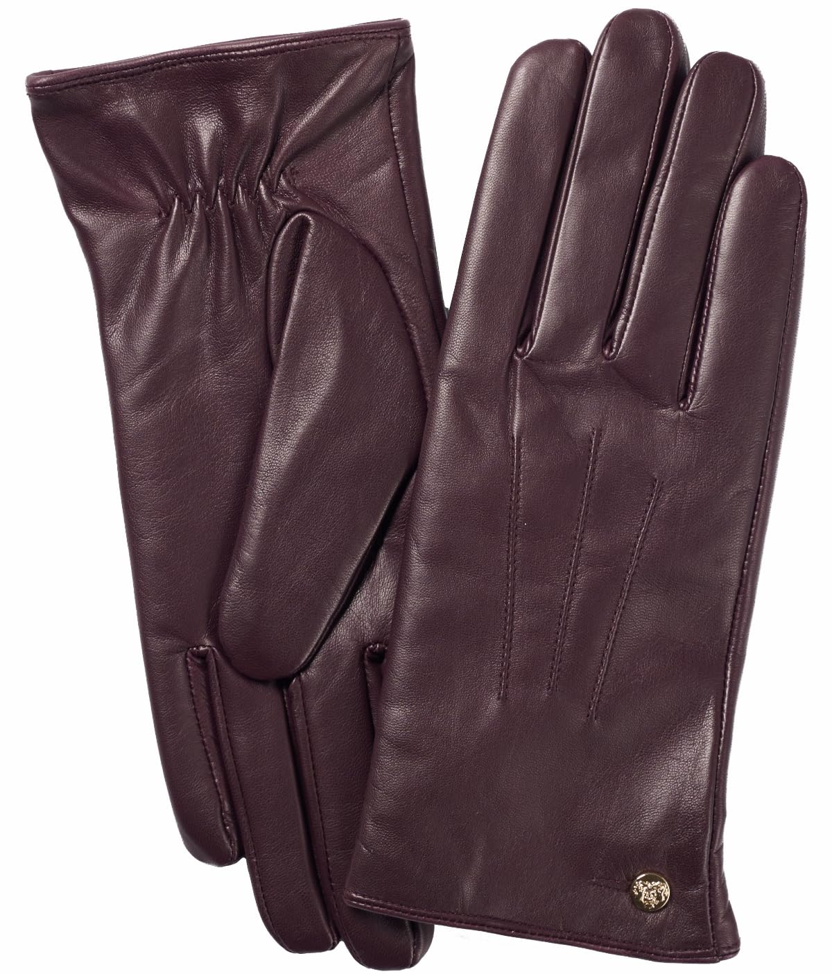 Failsworth Women's Merlot Olivia Leather Gloves In Size: Small-Medium