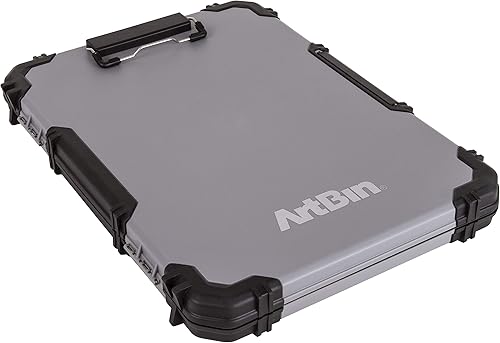 Miniatura 7 de ArtBin 6838AG - Tablero de dibujo, superficie de dibujo portátil con almacenamiento interno de arte y manualidades, color gris