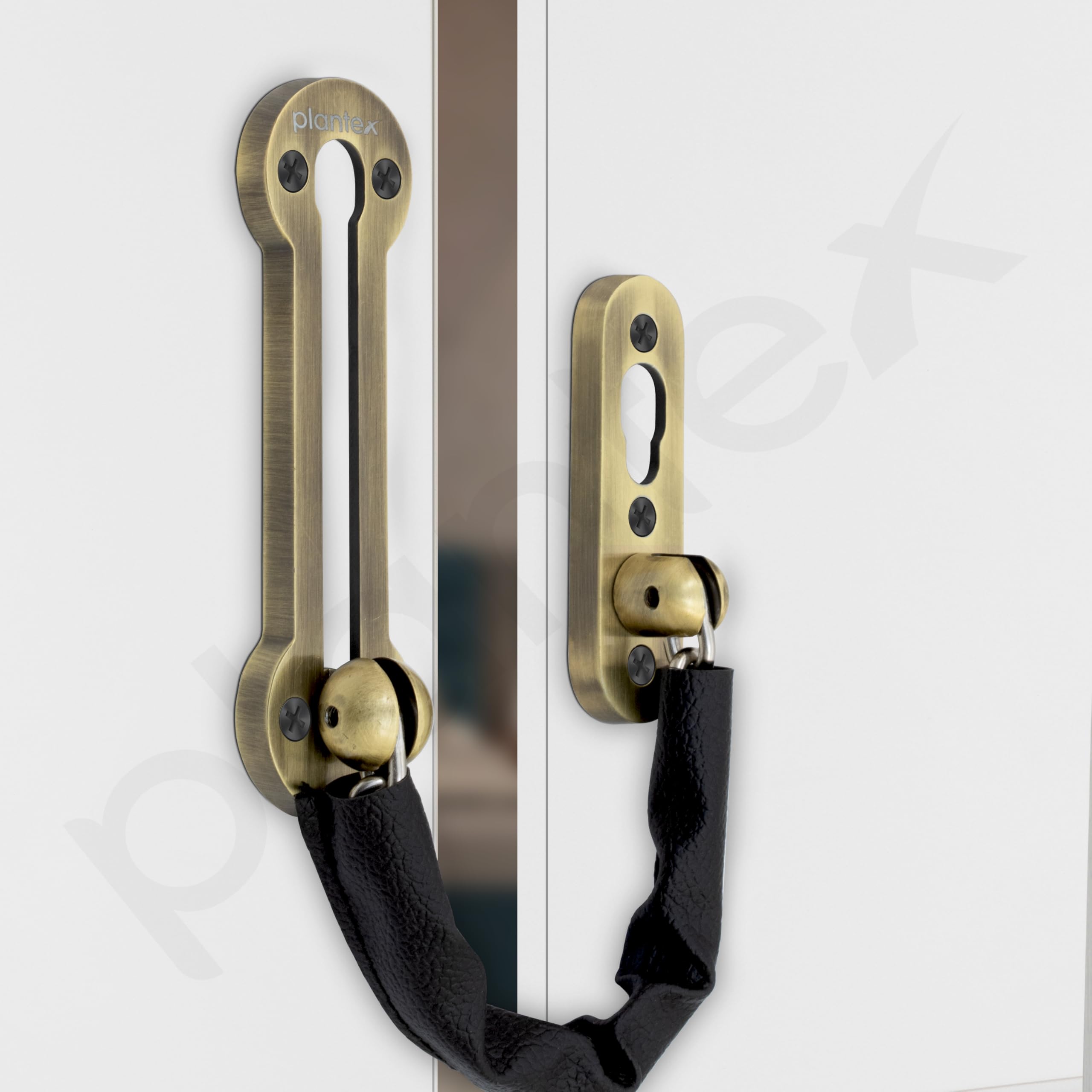 Plantex Door Chain Lock for Main Door/Door Safety Chain/Door Chain Latch/Door Lock for Kids Safety/Chain Lock for Door with Rubber Grip - Pack of 1 (Brass Antique) — Amazon image 8