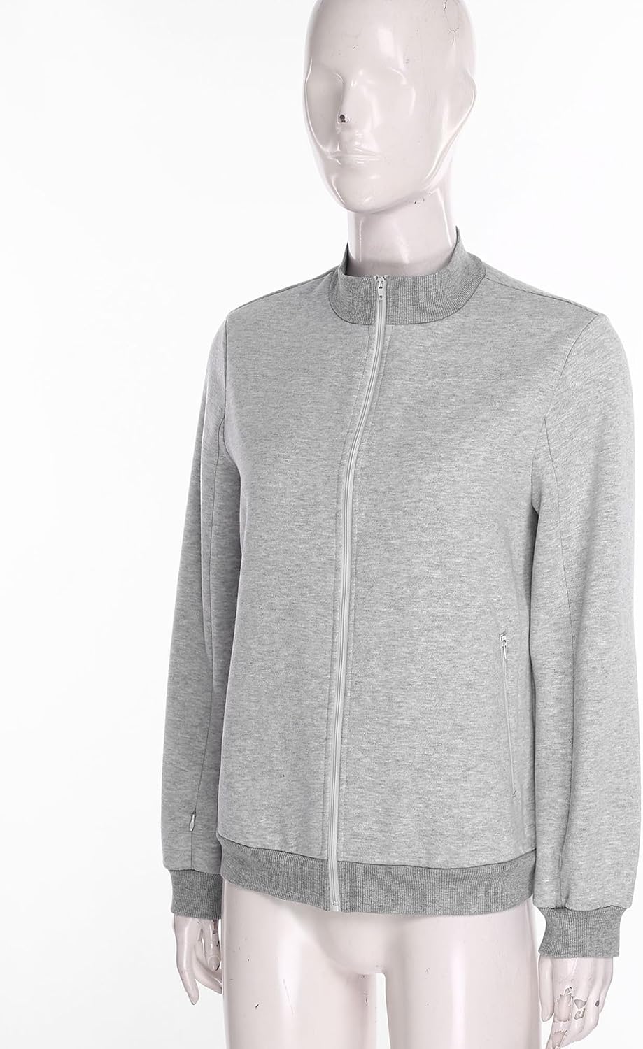 YiZYiF Zipper Recovery Sweatshirts for Womens Zip-up Adaptive Hemodialysis Adaptive Jacket with Pockets