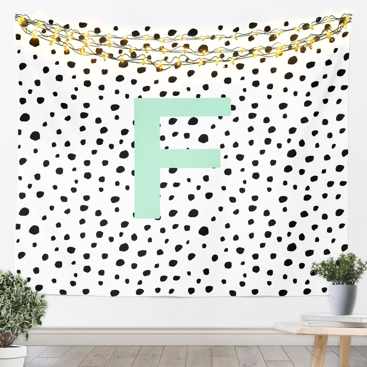 Feelyou Kids Girls Polka Dot Tapestry Medium 59"x59" Wall Decor image 5
