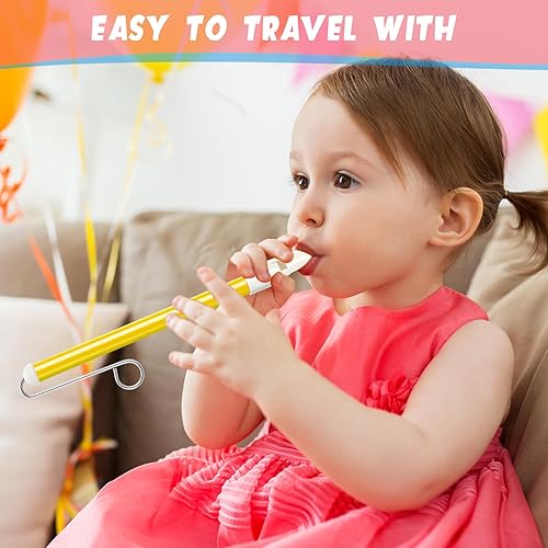 Miniatura 6 de Civaner 6 piezas de silbato deslizante para niños, silbatos deslizantes para adultos, juguete musical para padres e hijos, juegos educativos,