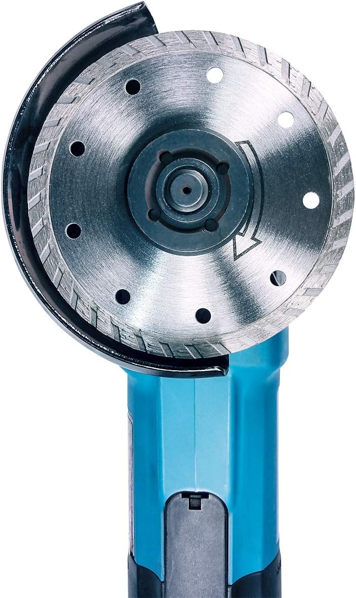 Makita 2 Pack - 4.5” Turbo Diamond Blades For Grinders & Circular Saws - Ultra-Fast Cutting For Concrete, Masonry & Brick - 5/8”, 20mm & 7/8” Arbors
