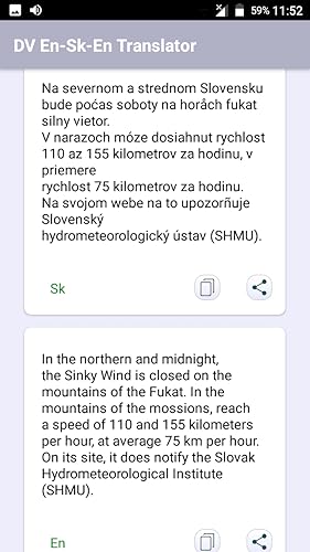 DV En-Sk-En Translator