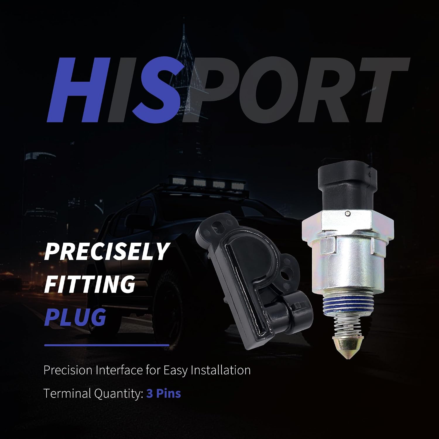 HiSport Throttle Position Sensor & Idle Control Valve - Compatible with Buick Cadillac Chevrolet GMC Isuzu Oldsmobile Pontiac 1991-1997 - Replace 17087400 17089062
