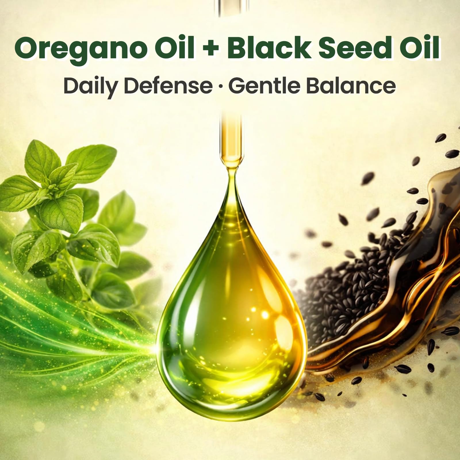 Oil of Oregano Drops with Black Seed Oil, 80% Carvacrol, 8 Month Supply — Amazon image 4
