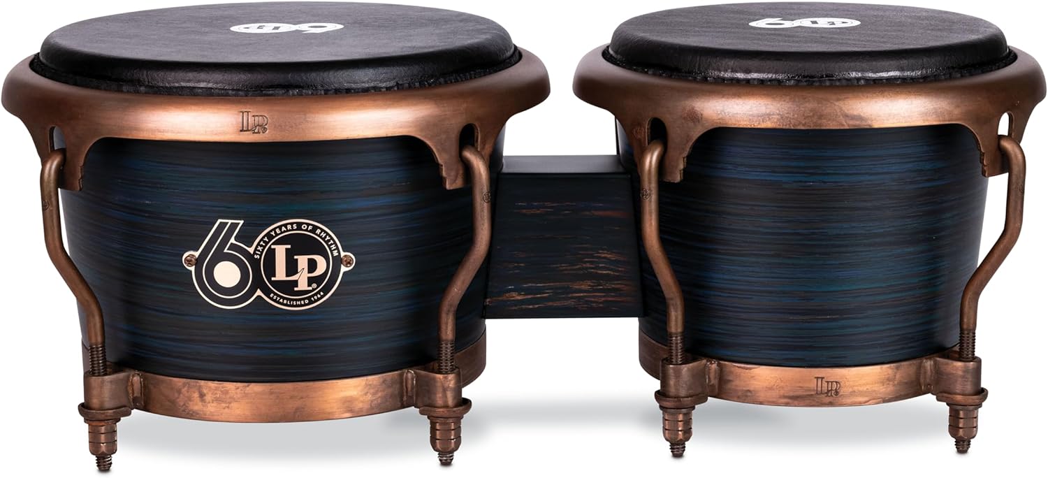 LP60 60th Anniversary Bongos Set Roasted Hazel