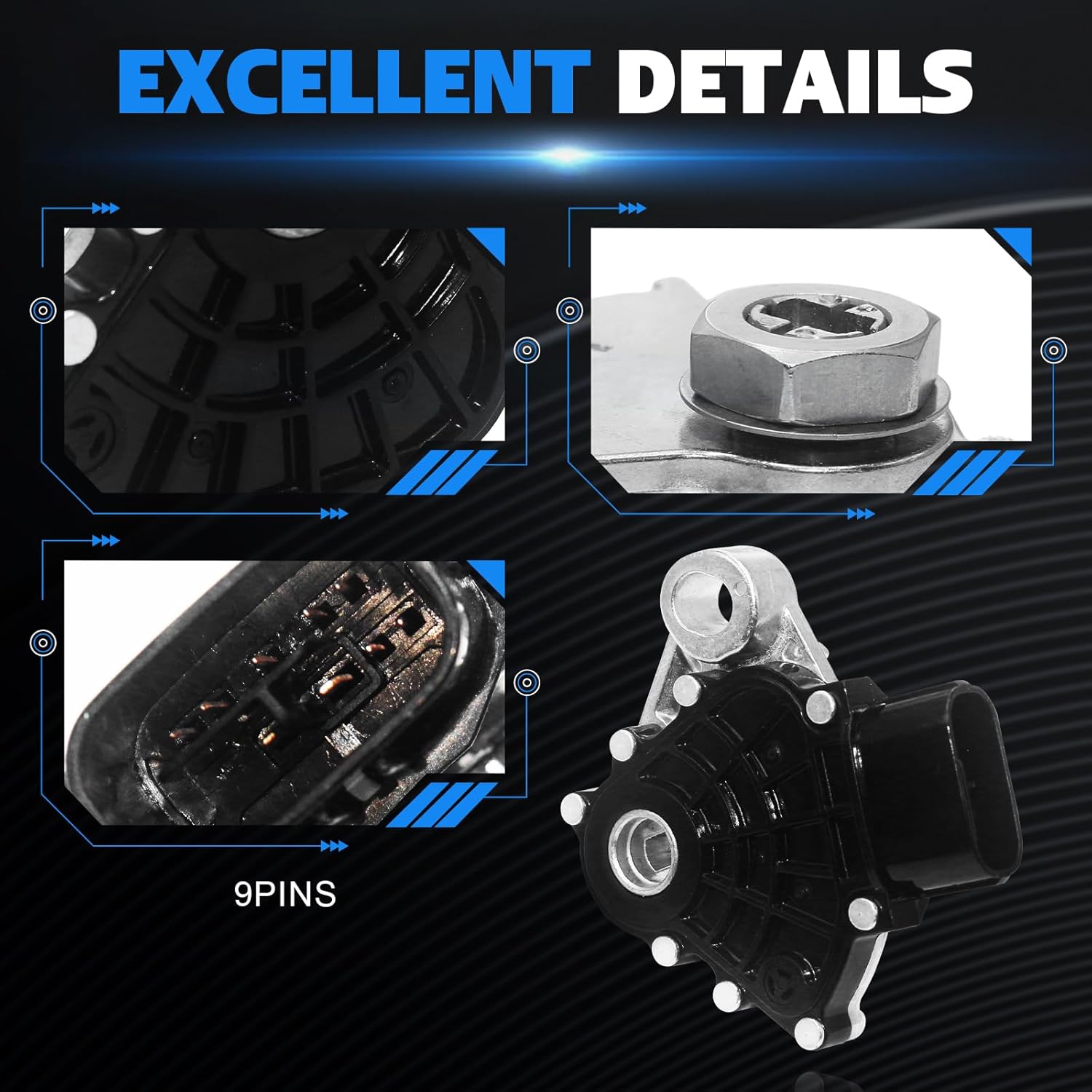 84540-0C010 Neutral Safety Switch for Toyota Sequoia 2008-2022 Transmission Range Sensor Tundra 2007-2021 Replace NS674 845400C010