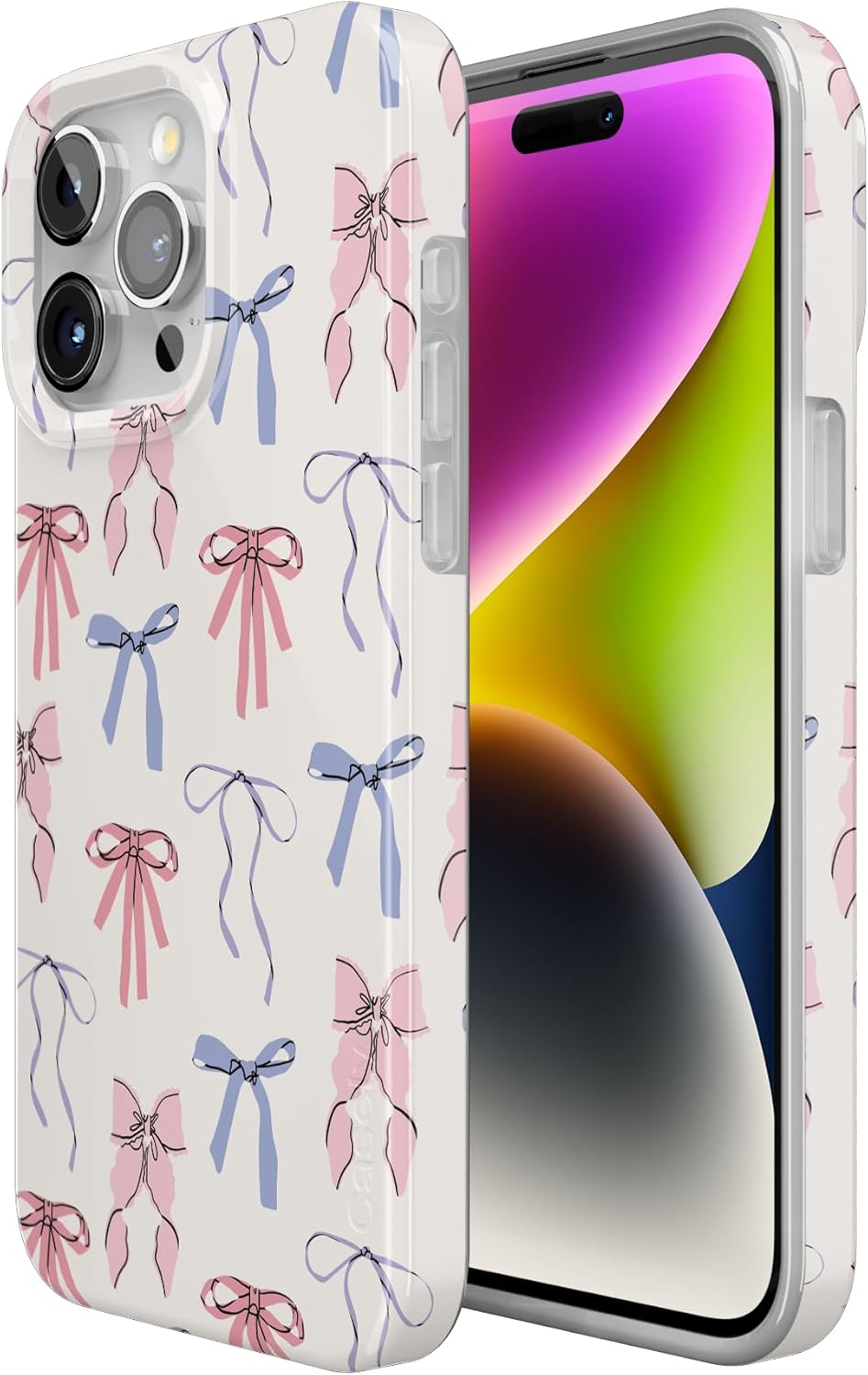 Casely iPhone 15 Pro Max Case | Coquette Girlie | Pastel Bows | Compatible with MagSafe | Classic Ultra Slim Design - Image 4
