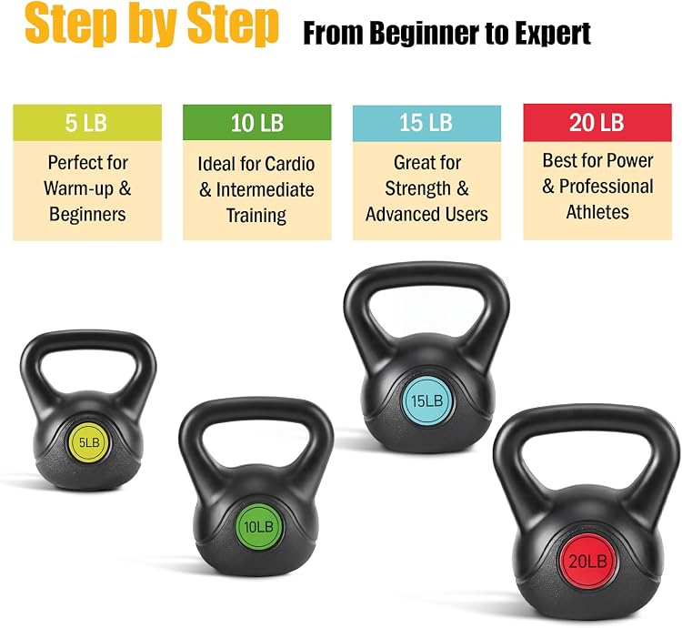 Newbulig Hard Kettlebell Set