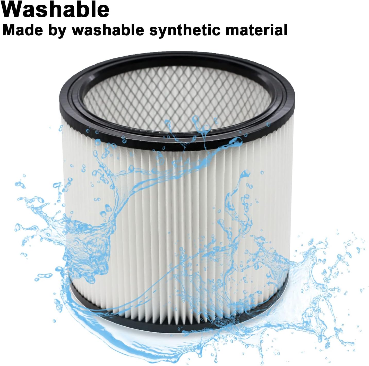 Extolife Replacement Filter Compatible with Shop-Vac 90350 90304 90333 Replacement fits most Wet/Dry Vacuum 5 Gallon and above (1)