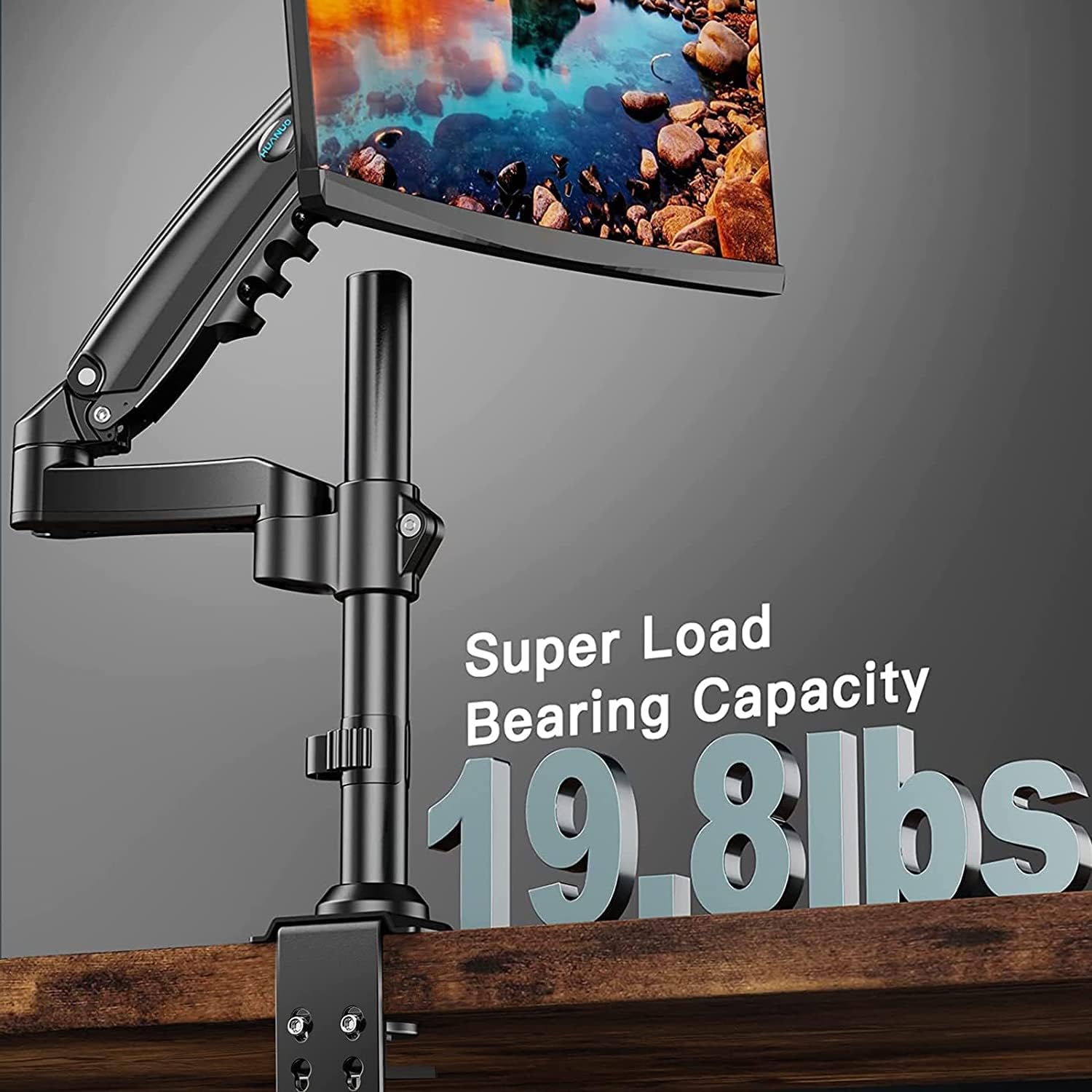 Buy HUANUO Dual Monitor Arm and Single Monitor Arm and VESA Mount