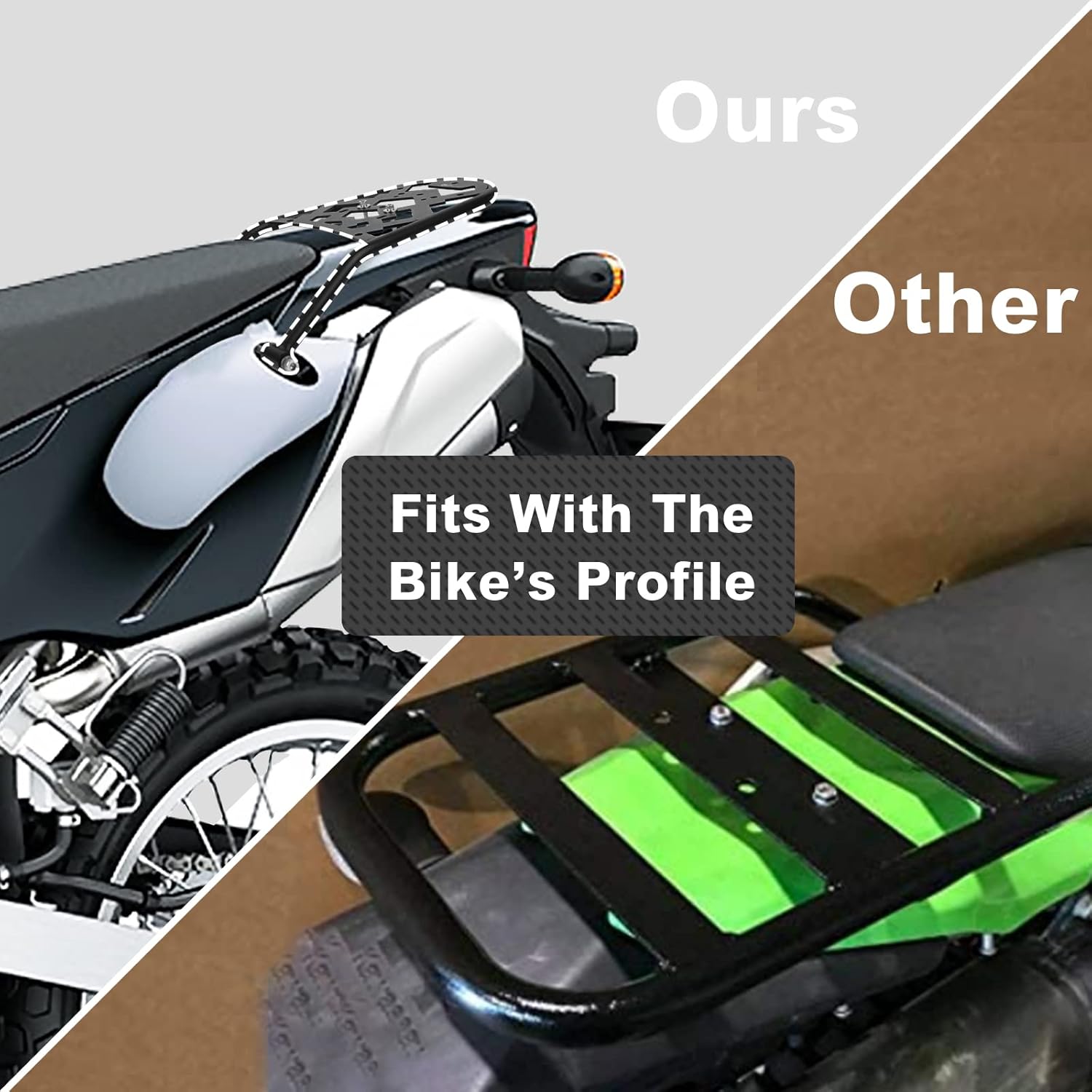 2025 KLX300 Rear Rack 2024 KLX300SM Rear Rack KLX300 Luggage Rack Tail Storage Rack for KLX 300 KLX300SM 2024 2025 2026