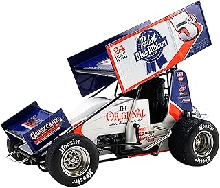 Winged Sprint Car #5W Lucas Wolfe Allebach Racing World of Outlaws (2022) 1/18 Diecast Model Car by Acme A1822006