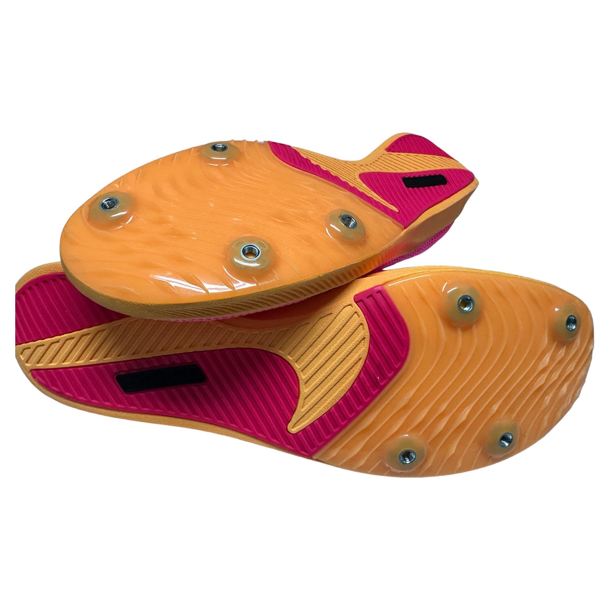 Nike Men's Zoom Rival Distance Track & Field Running Shoes Spikes Hyper Pink/Black/Laser Orange #DC8725-600 - Size Mens 4.5