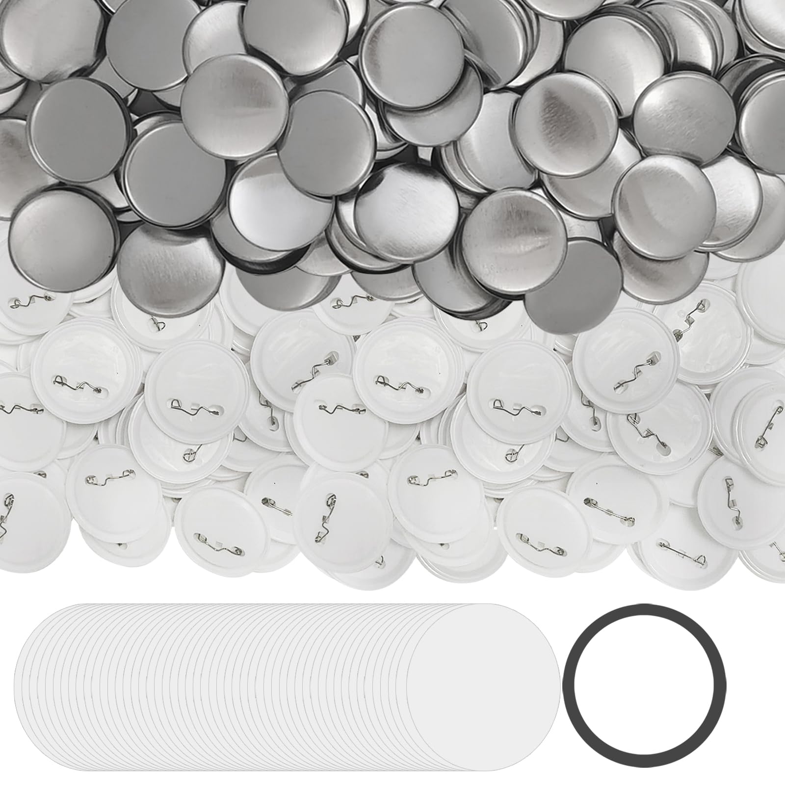 Matériel pour boutons personnalisés 25 mm Kit créatif pour activités manuelles en famille
