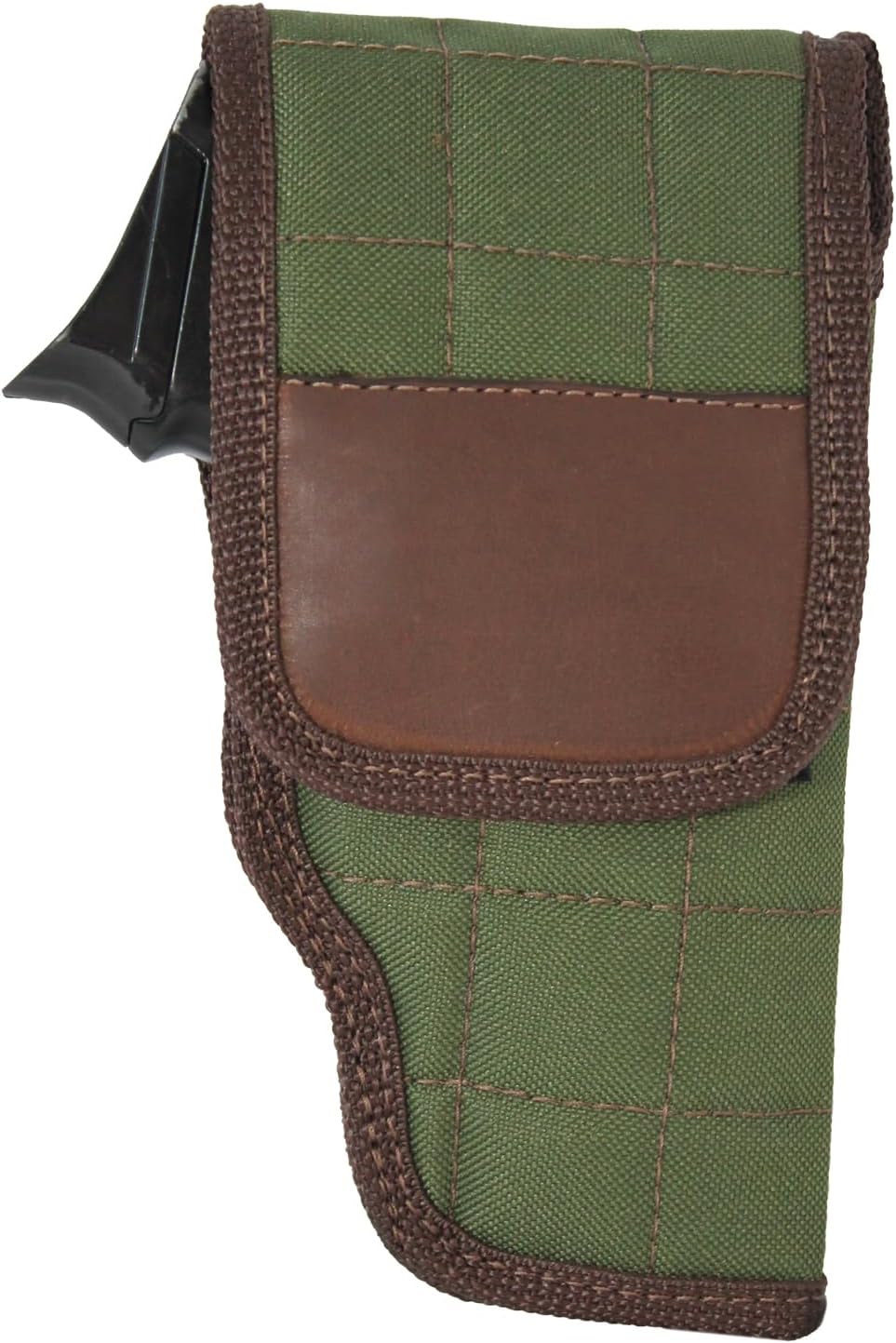 Barsony New Woodland Green OWB Flap Holster for Compact 9mm 40 45 Pistols
