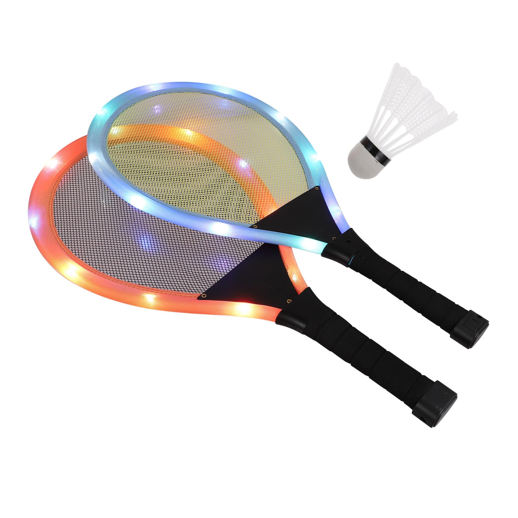 SHERCHPRY Set Racchette da Badminton e Plastica, Racchetta Sportiva Leggera con Palline, Giocattolo Interattivo per attività Indoor e Outdoor, Regalo Sportivo Educativo