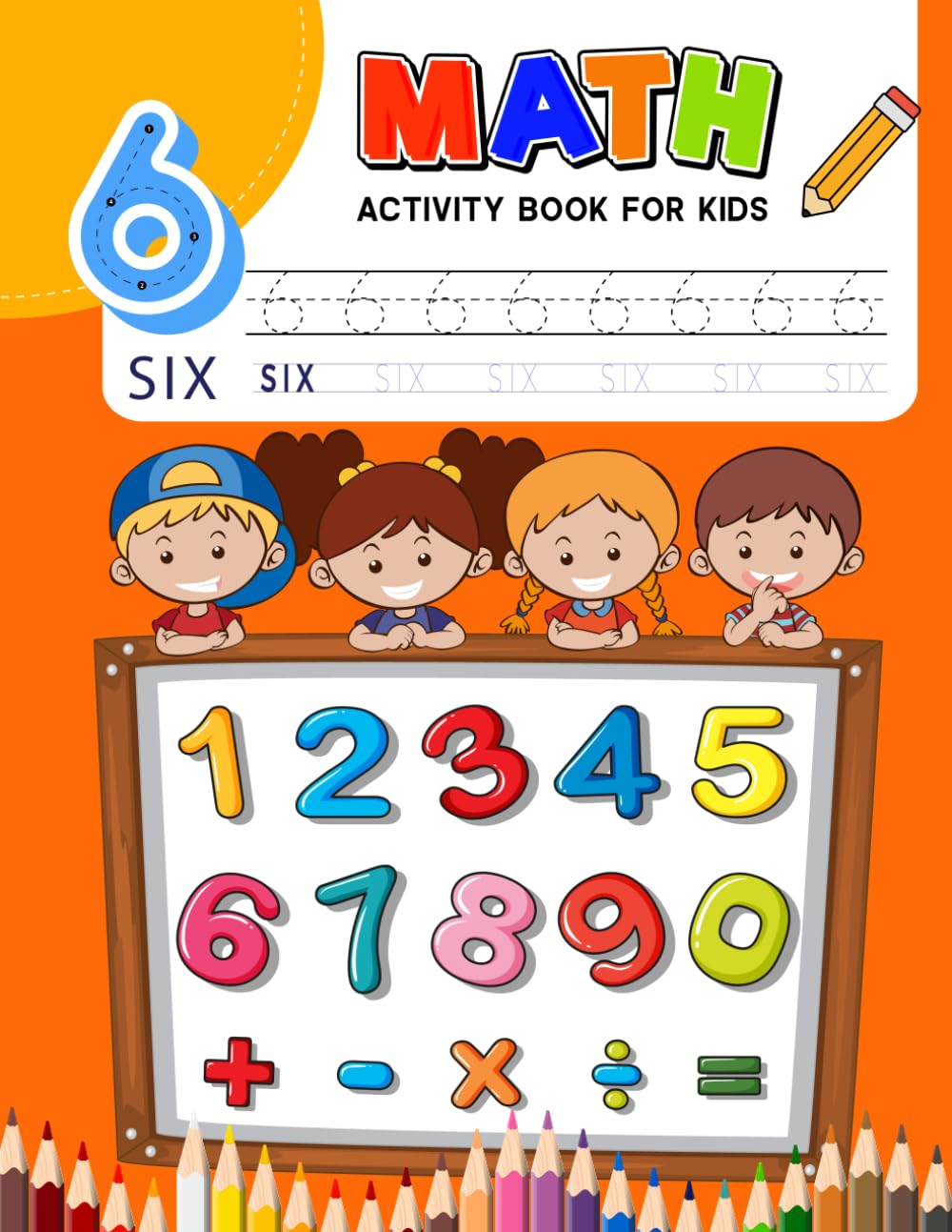 Math Activity Book For Kids: Interactive Math Workbook for Kids Build Early Math Skills Through Fun Counting Tracing Addition and Subtraction Activities