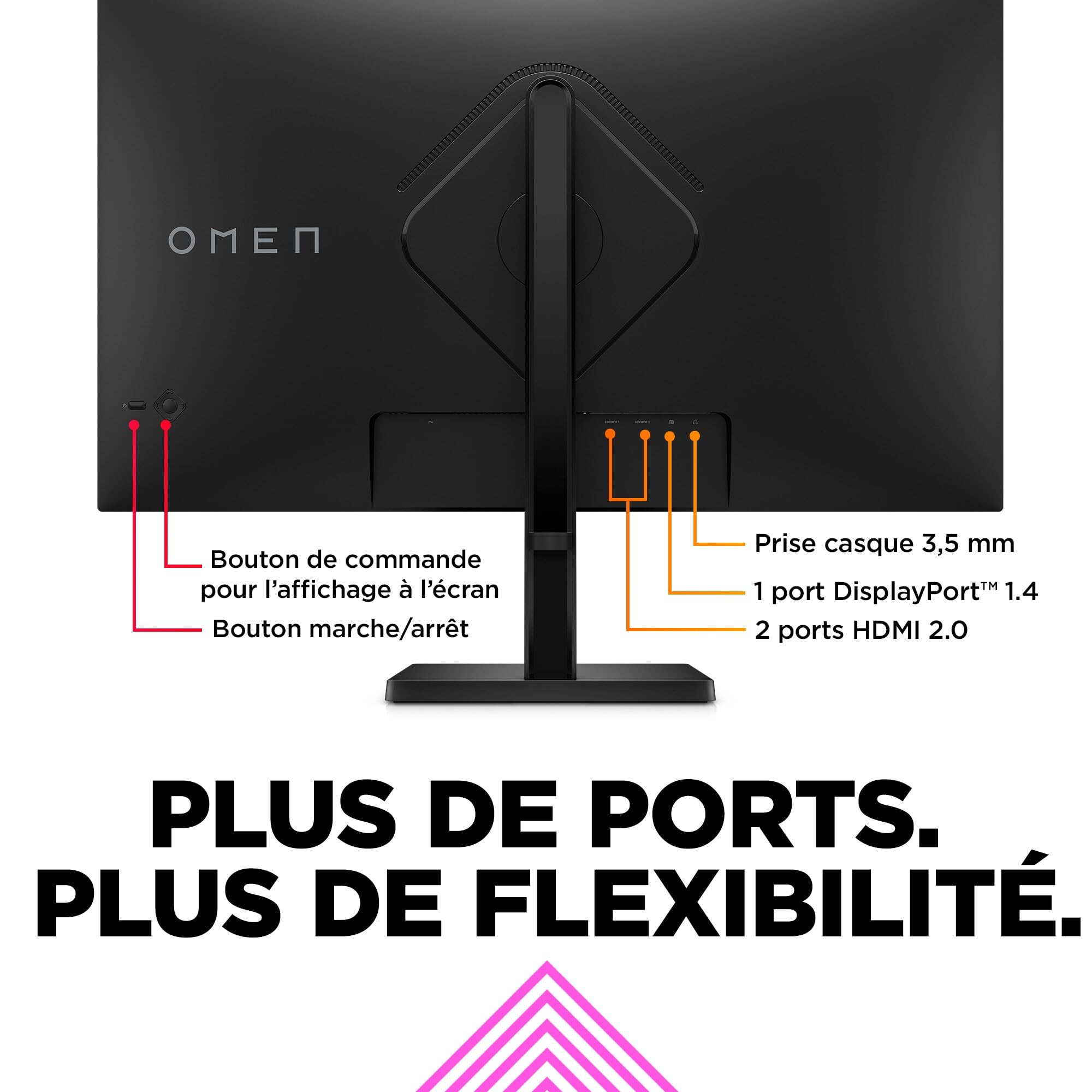 HP OMEN by HP Écran gamer QHD 165 Hz OMEN 31,5 pouces - OMEN 32q