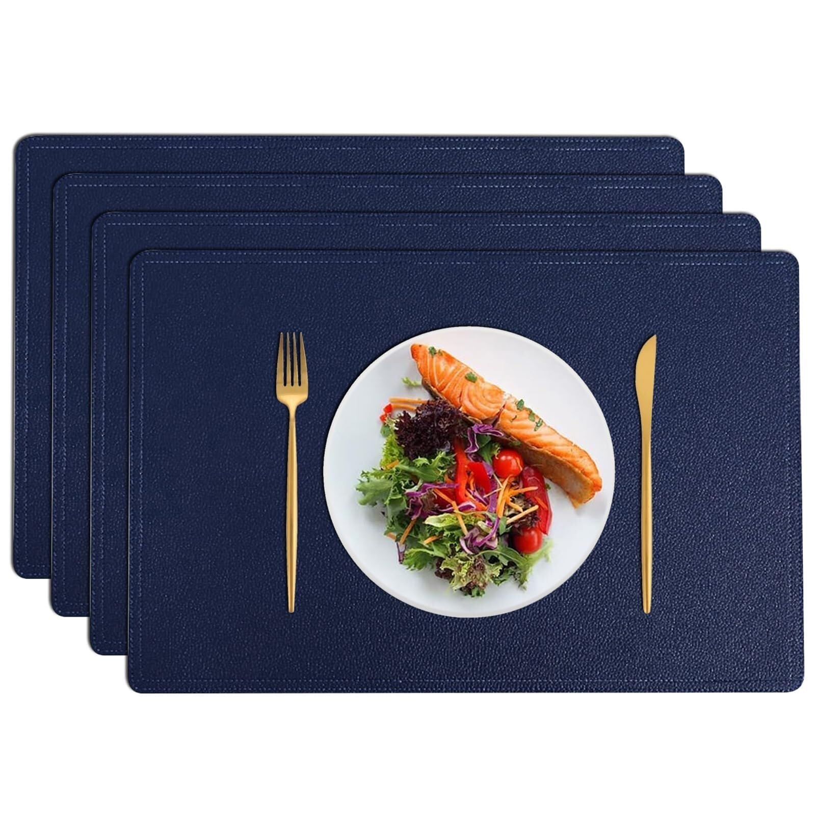 Set de table similicuir antidérapant facile à nettoyer pour table cuisine