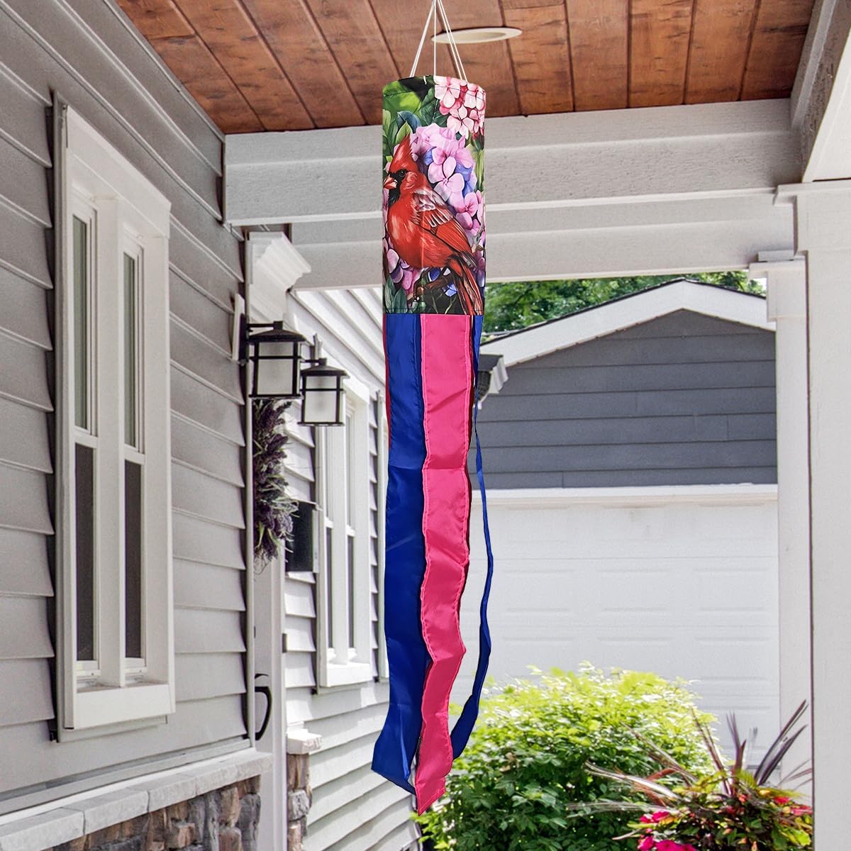 Briarwood Lane Perched Cardinals Windsock Wind Twister