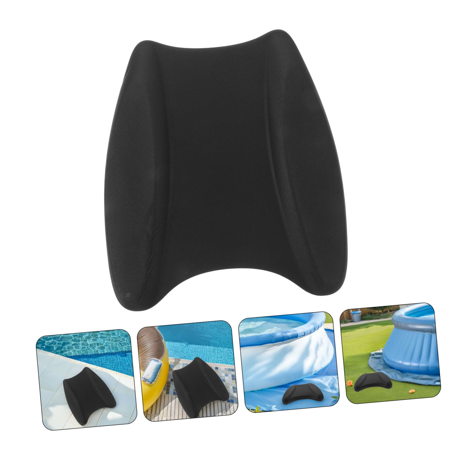 Tabla de Natación Flotante Eva Negra 2 Piezas para Entrenamiento | Ayuda para Natación, Diseño Portátil y Ligero, Estabilidad Extra en Piscina y Deportes Acuáticos